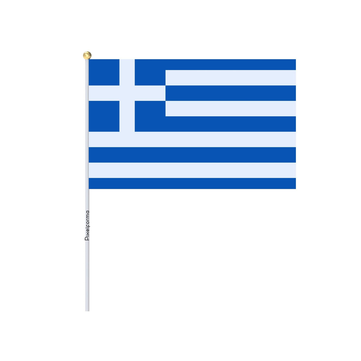 Lots Mini Drapeau de la Grèce en plusieurs tailles - Pixelforma 