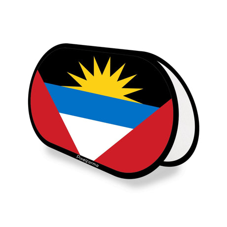 Support publicitaire ovale Drapeau d'Antigua-et-Barbuda - Pixelforma 