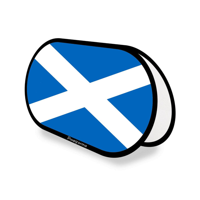 Support publicitaire ovale Drapeau de l'Écosse - Pixelforma 