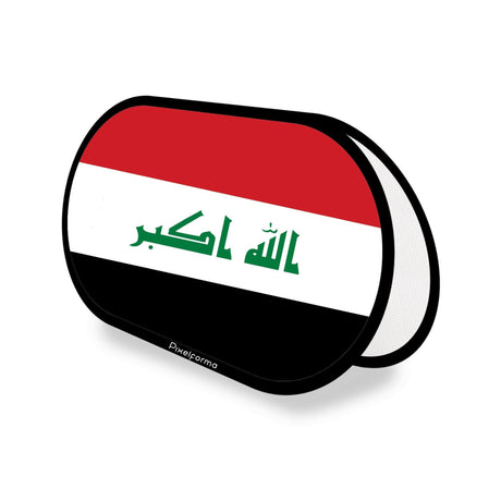 Support publicitaire ovale Drapeau de l'Irak - Pixelforma 