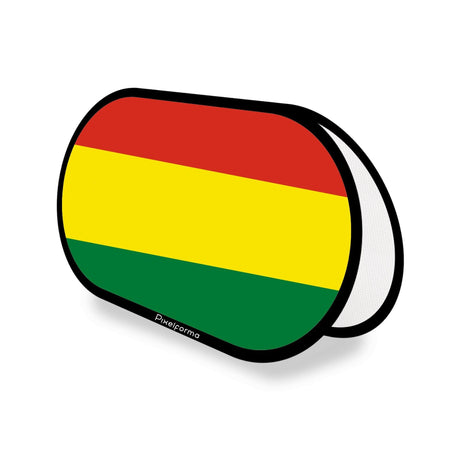 Support publicitaire ovale Drapeau de la Bolivie - Pixelforma 