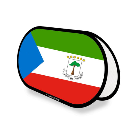 Support publicitaire ovale Drapeau de la Guinée équatoriale - Pixelforma 