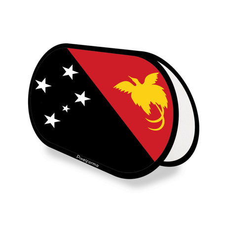 Support publicitaire ovale Drapeau de la Papouasie-Nouvelle-Guinée - Pixelforma 