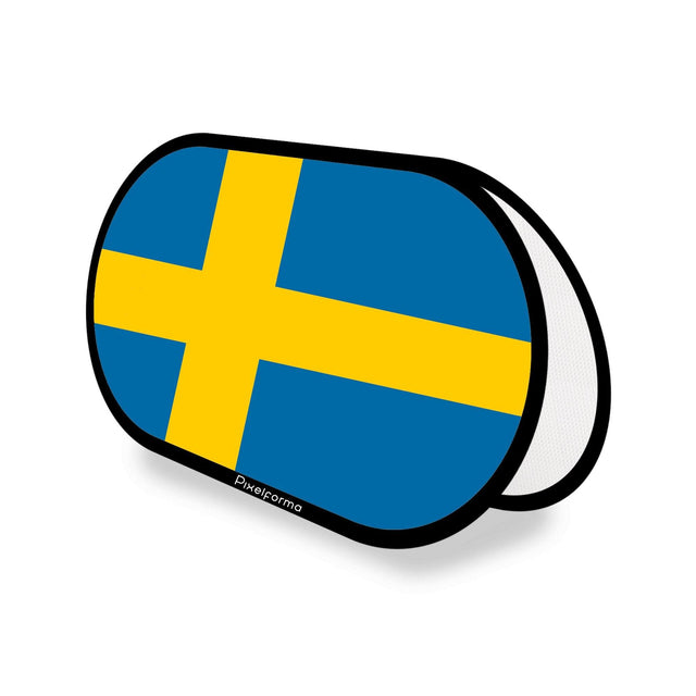 Support publicitaire ovale Drapeau de la Suède - Pixelforma 
