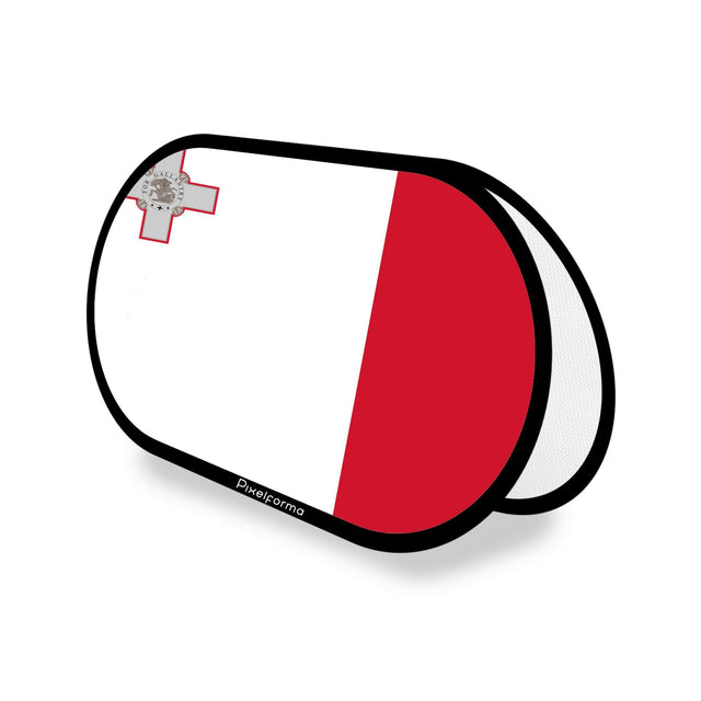 Support publicitaire ovale Drapeau de Malte - Pixelforma 