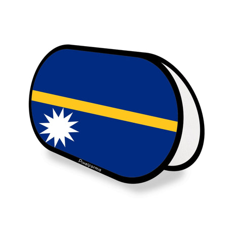 Support publicitaire ovale Drapeau de Nauru - Pixelforma 