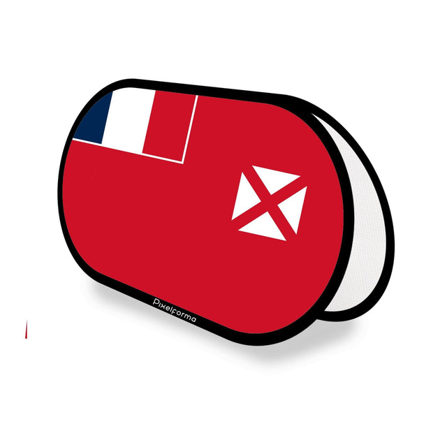Support publicitaire ovale Drapeau de Wallis-et-Futuna - Pixelforma 