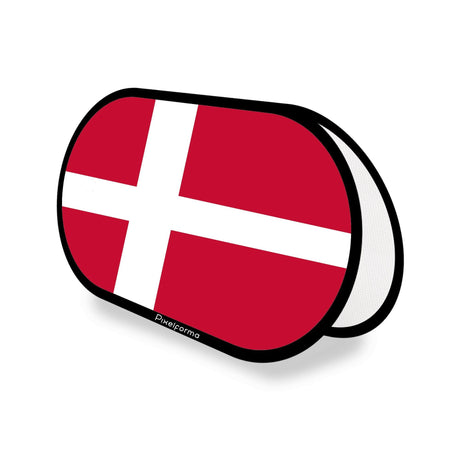 Support publicitaire ovale Drapeau du Danemark - Pixelforma 