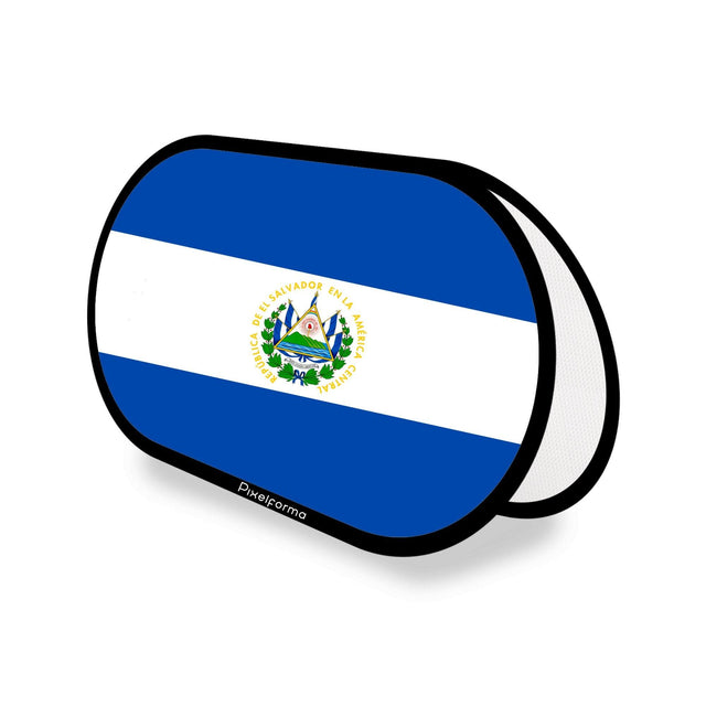 Support publicitaire ovale Drapeau du Salvador - Pixelforma 