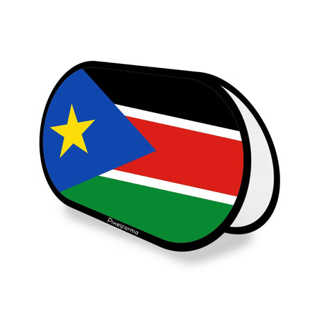 Support publicitaire ovale Drapeau du Soudan du Sud - Pixelforma 