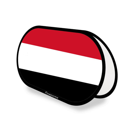 Support publicitaire ovale Drapeau du Yémen - Pixelforma 